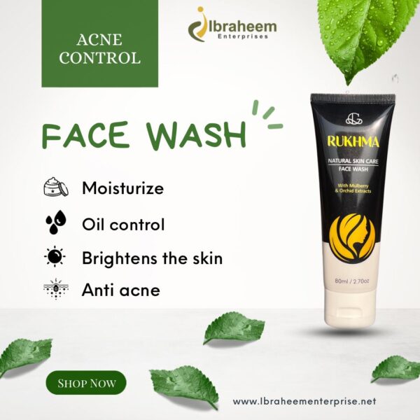 Natural Skin Care Face Wash with Mulberry & Orchid Extracts - Image 2