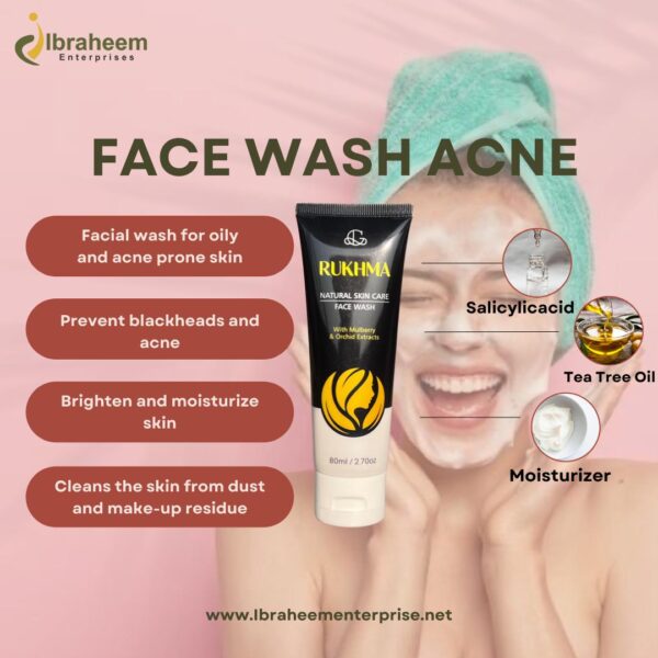 Natural Skin Care Face Wash with Mulberry & Orchid Extracts - Image 3